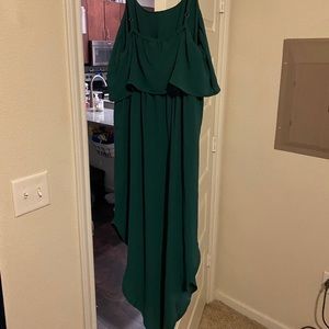 Large Green tapered dress